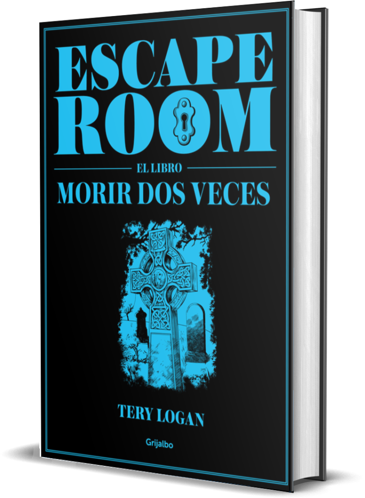 escape room: el libro. morir 2 veces. relato y novela de terror, thriller, drama o humor